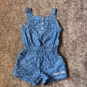Calvin Klein baby girls romper